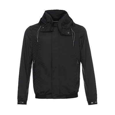 Emporio Armani Black Casual Hooded Jacket 3G1BL7-1NHQZ-0999