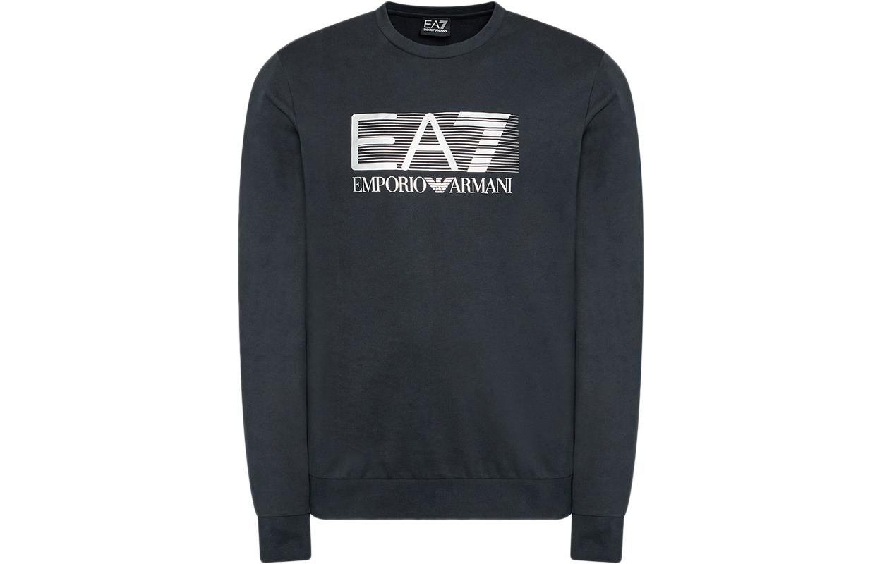 Emporio Armani Black Comfortable Printed Sweatshirt 6LPM60-PJ05Z-0578
