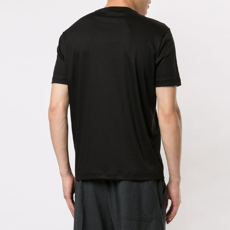 Emporio Armani Black Cotton Crew Neck Short Sleeve T-Shirt 3G1T67-1JSTZ-0999 圖 6
