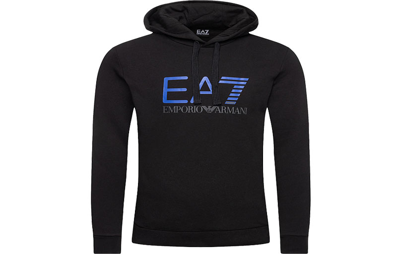 Emporio Armani Black Cotton Sweatshirt 6GPM35-PJ07Z-1200