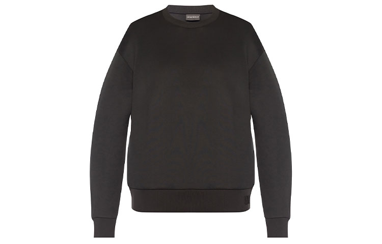 Emporio Armani Black Crewneck Long Sleeve Casual Sweatshirt 3H1M61-1JETZ-0999