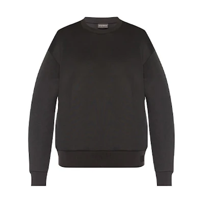 Emporio Armani Black Crewneck Long Sleeve Casual Sweatshirt 3H1M61-1JETZ-0999