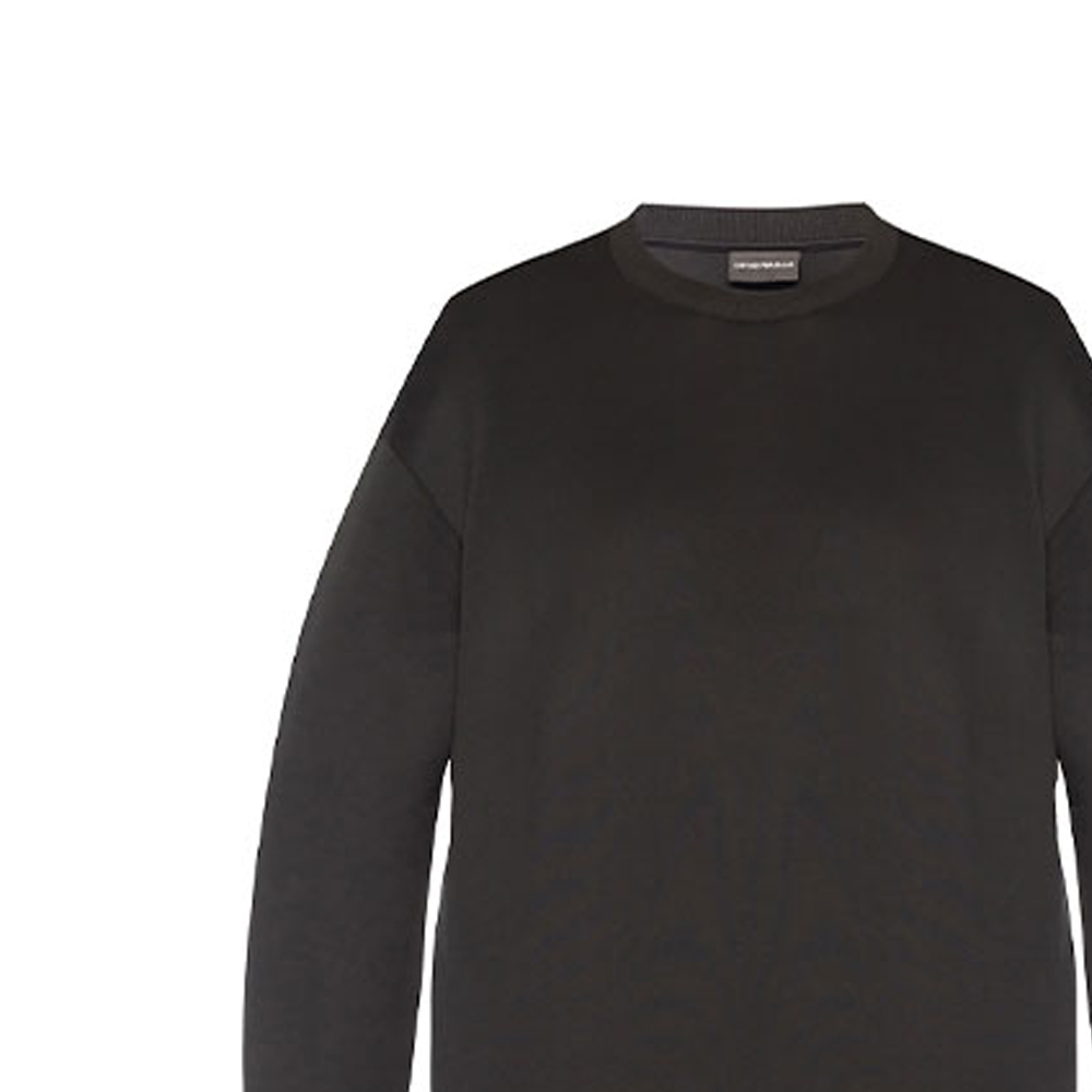 Emporio Armani Black Crewneck Long Sleeve Casual Sweatshirt 3H1M61-1JETZ-0999 圖 6