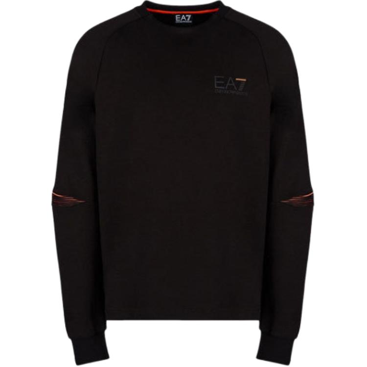 Emporio Armani Black Crewneck Long Sleeve Pullover Sweatshirt 6HPM41-PJJ5Z-1200