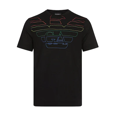 Emporio Armani Black Crewneck Short Sleeve T-Shirt 3G1TM6-1JQXZ-F059