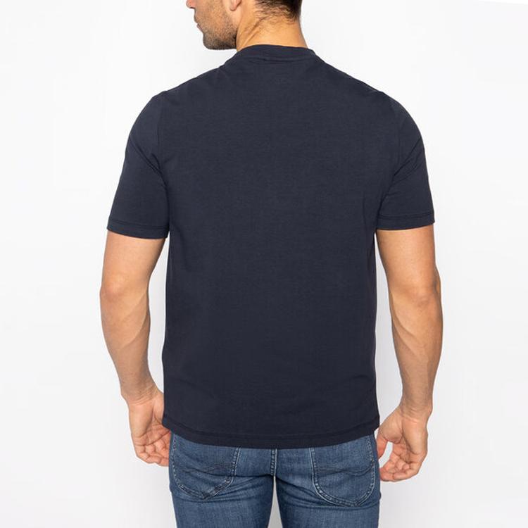 Emporio Armani Black Crewneck T-Shirt with Large Blue Logo Print. 3H1T8A-1J91Z-0922 圖 5