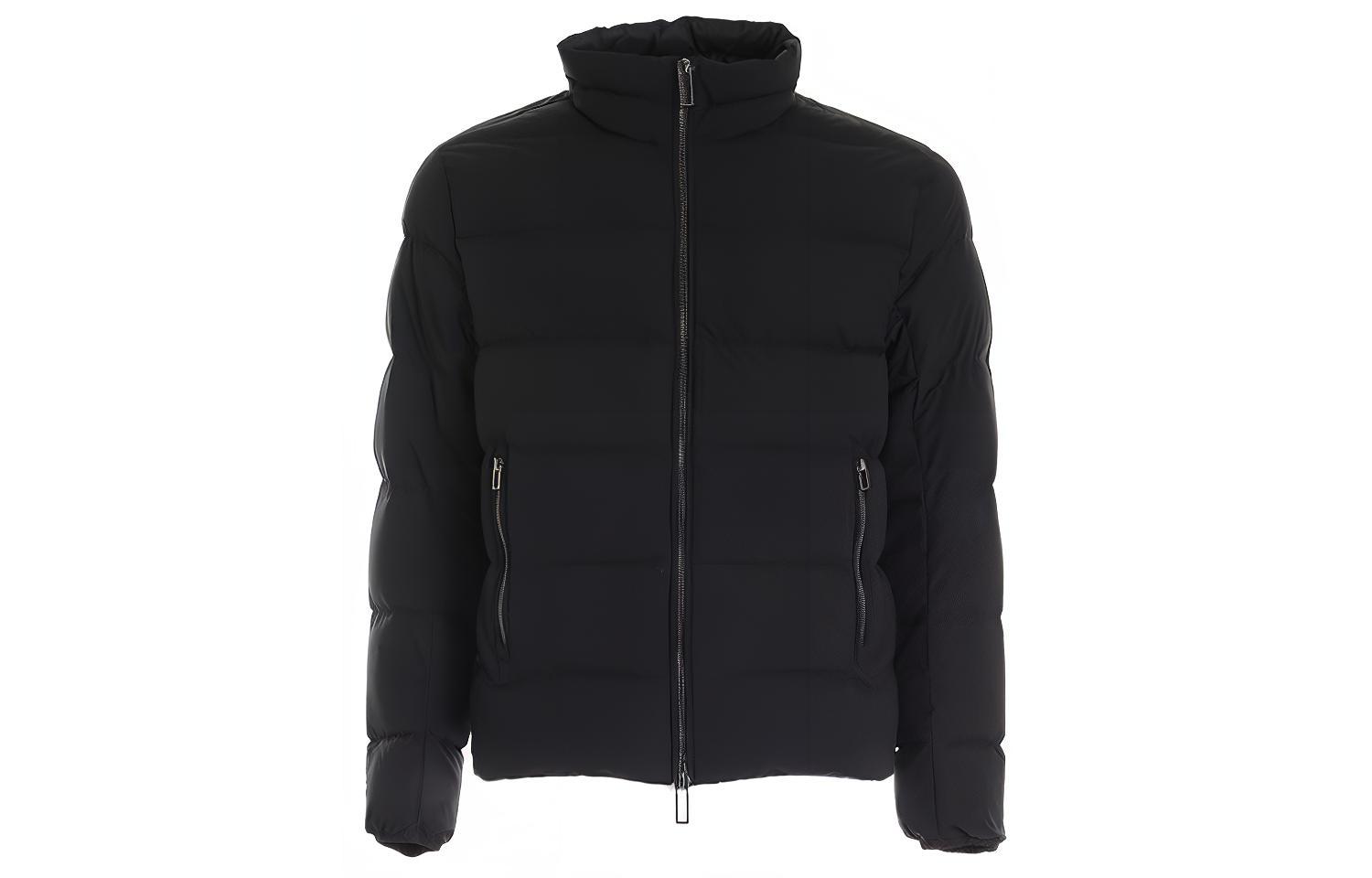 EMPORIO ARMANI Black Down Jacket Winter Coat 6H1BL4-1NLQZ-0999