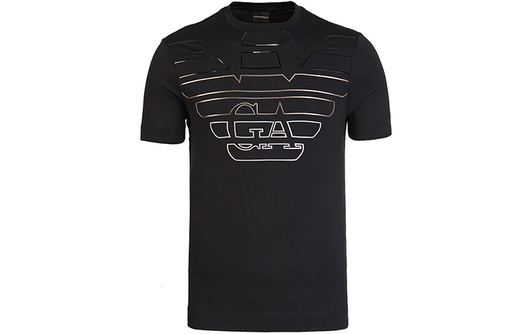 Emporio Armani Black Eagle Logo Crew Neck T-Shirt 6H1TQ7-1J30Z-0999