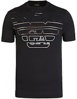 Emporio Armani Black Eagle Logo Crew Neck T-Shirt 6H1TQ7-1J30Z-0999 Emporio Armani Black Eagle Logo Crew Neck T-Shirt 6H1TQ7-1J30Z-0999