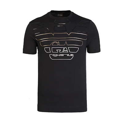 Emporio Armani Black Eagle Logo Crew Neck T-Shirt 6H1TQ7-1J30Z-0999
