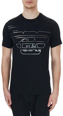 Emporio Armani 黑鷹標誌圓領T恤 6H1TQ7-1J30Z-0999 Purchase Emporio Armani 黑鷹標誌圓領T恤 6H1TQ7-1J30Z-0999