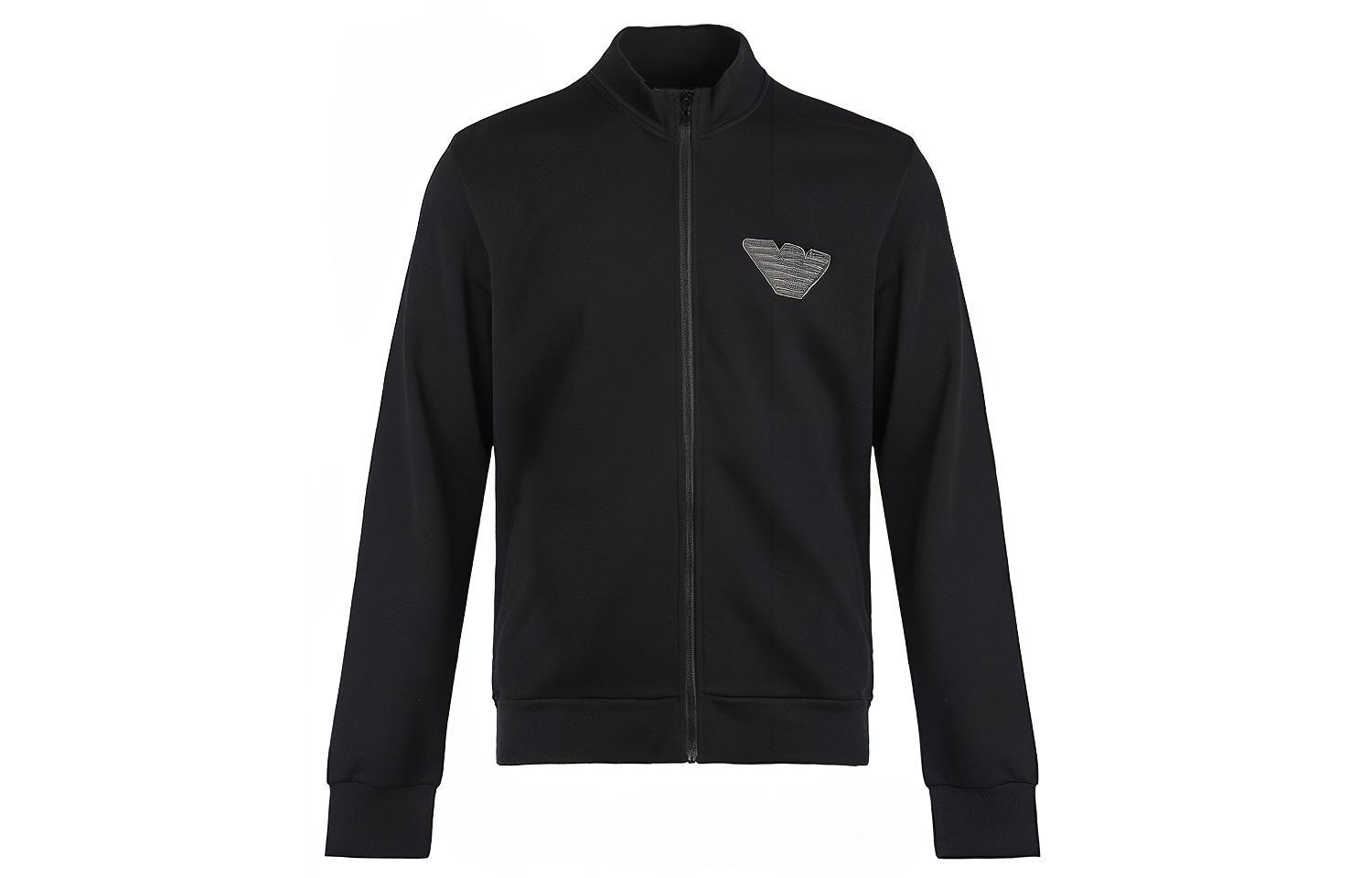 Emporio Armani Black Eagle Logo Zip-Up Jacket 1115321-A5710-0020