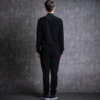 Purchase Emporio Armani 黑色刺繡鷹標誌運動服套裝 111927-0A571-00020