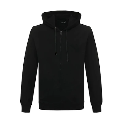 Emporio Armani Black Embroidered Hoodie Jacket 211858-3R484-6920