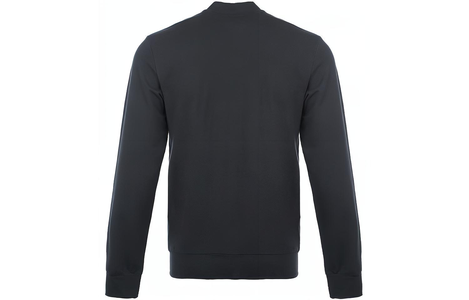 EMPORIO ARMANI Black Embroidered Logo Baseball Collar Jacket 111738-1A5750-0020 圖 3