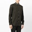 Shop EMPORIO ARMANI Kemeja Lengan Panjang Logo Hitam FW21 Button-Up 6K1CD2-1NI5Z-F502