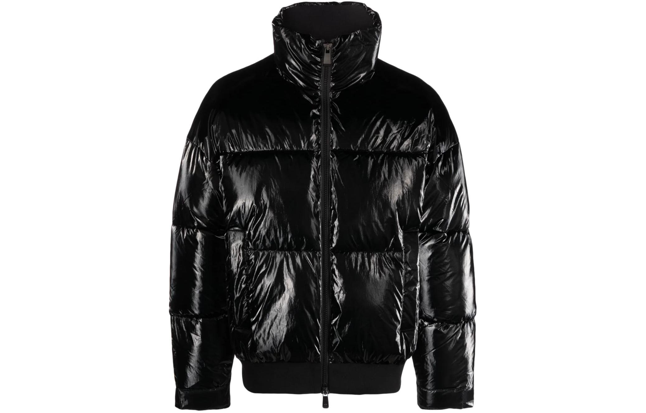 Emporio Armani Black High-Neck Zip-Up Casual Jacket 6RZB45-ZNPTZ-1200 圖 2