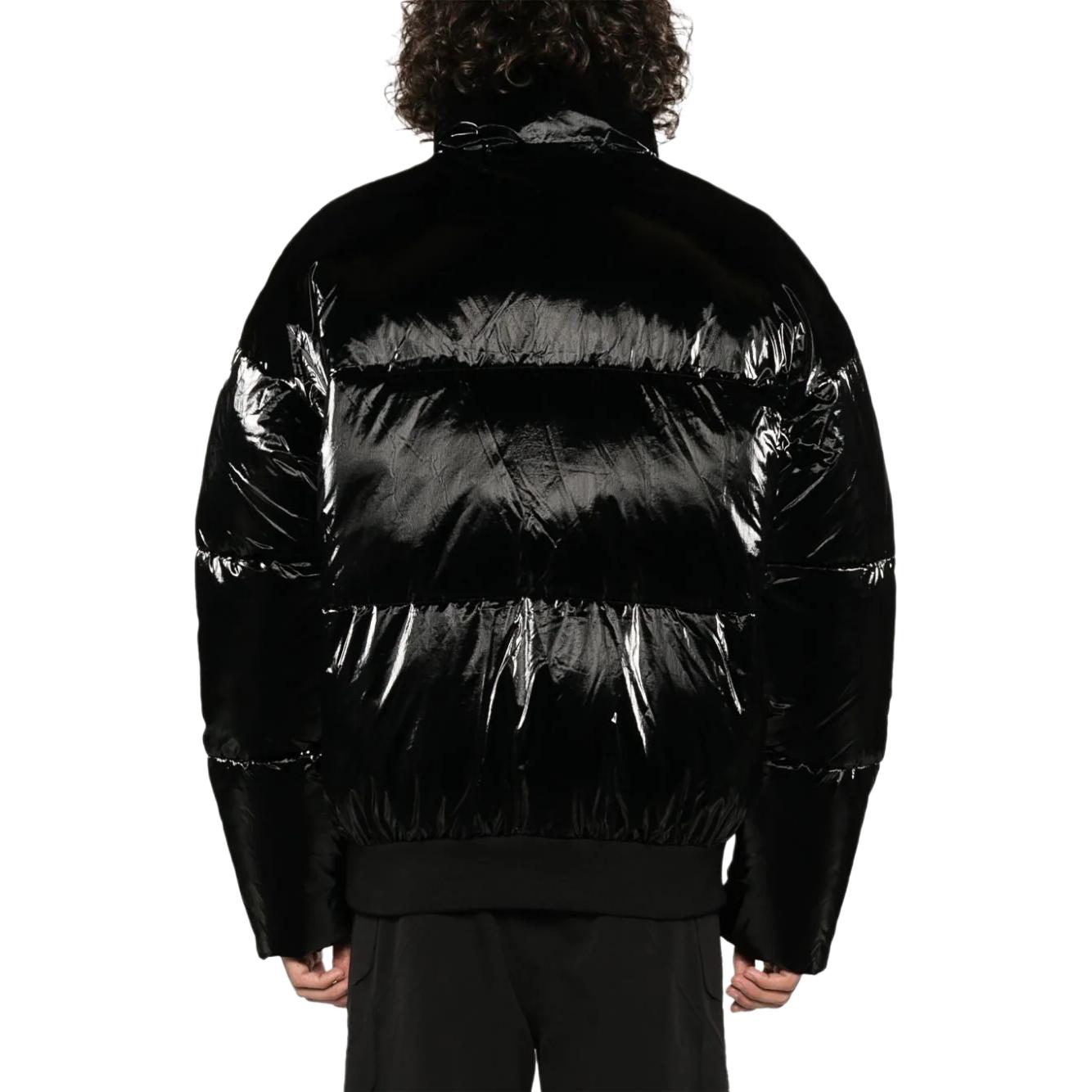 Emporio Armani Black High-Neck Zip-Up Casual Jacket 6RZB45-ZNPTZ-1200 圖 4