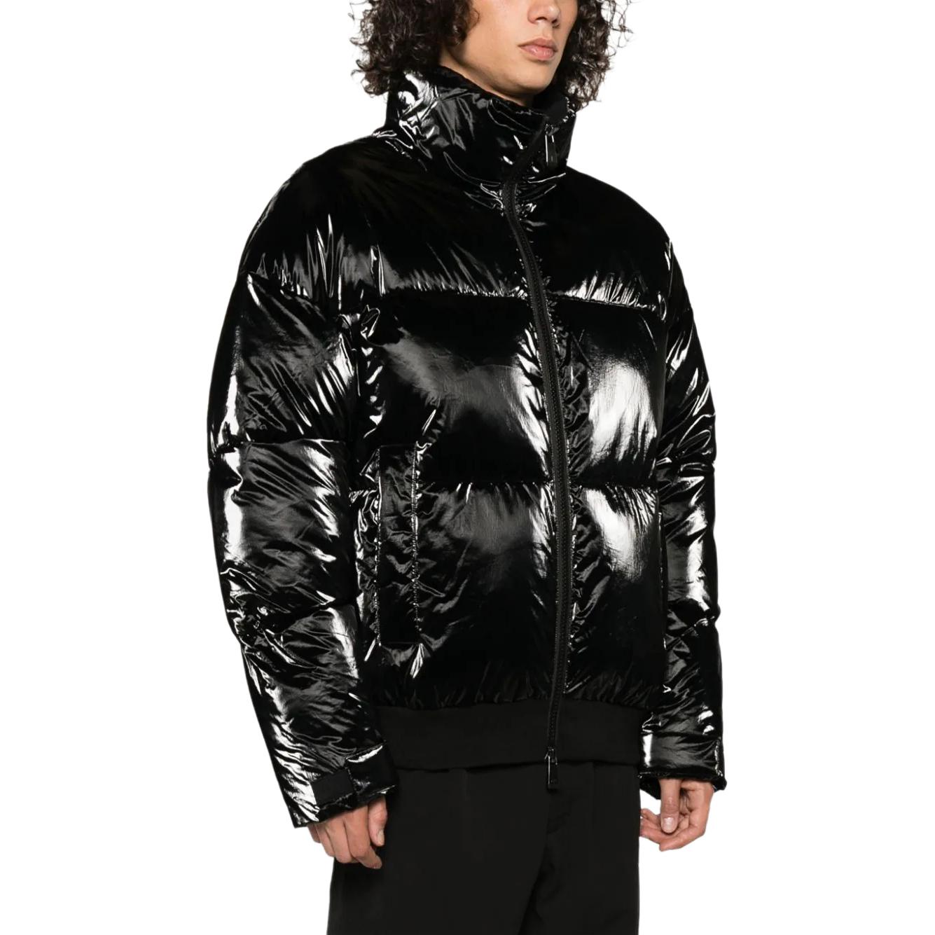 Emporio Armani Black High-Neck Zip-Up Casual Jacket 6RZB45-ZNPTZ-1200 圖 5