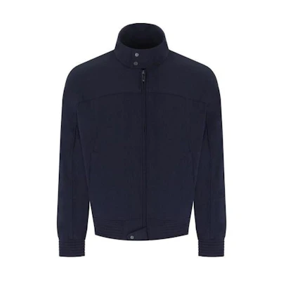 Emporio Armani Black High-Neck Zipper Jacket 3D1BH5-1NPQZ-0920