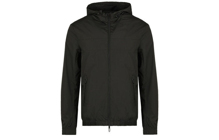 Emporio Armani Black Hooded Casual Long Sleeve Sports Jacket 3H1BC2-1NSFZ-0999