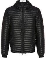 EMPORIO ARMANI Black Hooded Down Jacket 6G1B99-1NPYZ-0999 EMPORIO ARMANI Black Hooded Down Jacket 6G1B99-1NPYZ-0999
