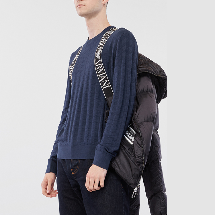 EMPORIO ARMANI Black Hooded Down Jacket 6H1BQ1-1NLUZ-0999 圖 7