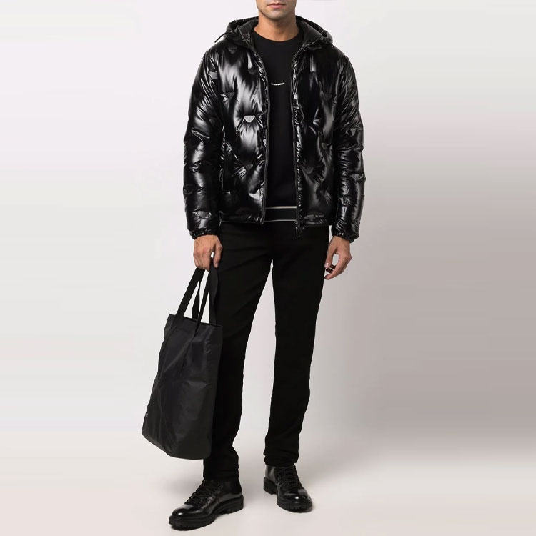 Emporio Armani Black Hooded Waterproof Down Jacket 6K1B93-1NYWZ-0999 圖 4