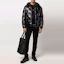 Shop Emporio Armani Black Hooded Waterproof Down Jacket 6K1B93-1NYWZ-0999