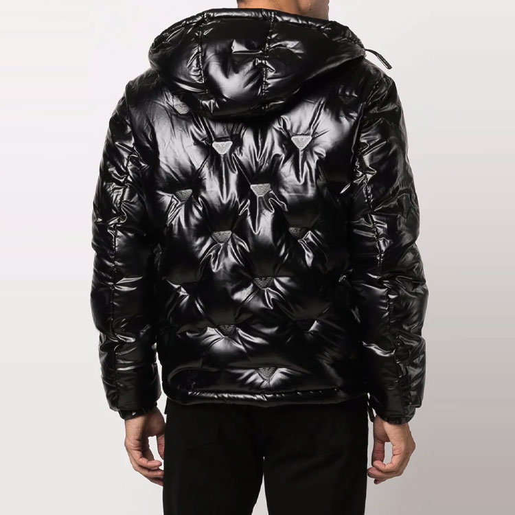 Emporio Armani Black Hooded Waterproof Down Jacket 6K1B93-1NYWZ-0999 圖 5