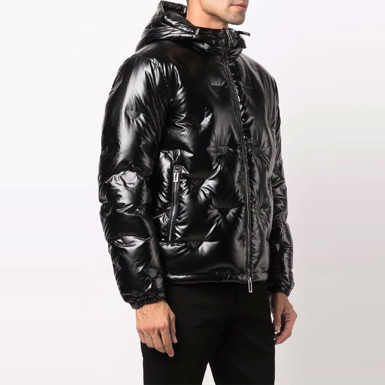 Emporio Armani Black Hooded Waterproof Down Jacket 6K1B93-1NYWZ-0999 圖 6