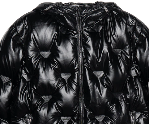 Emporio Armani Black Hooded Waterproof Down Jacket 6K1B93-1NYWZ-0999 Sizing Emporio Armani Black Hooded Waterproof Down Jacket 6K1B93-1NYWZ-0999