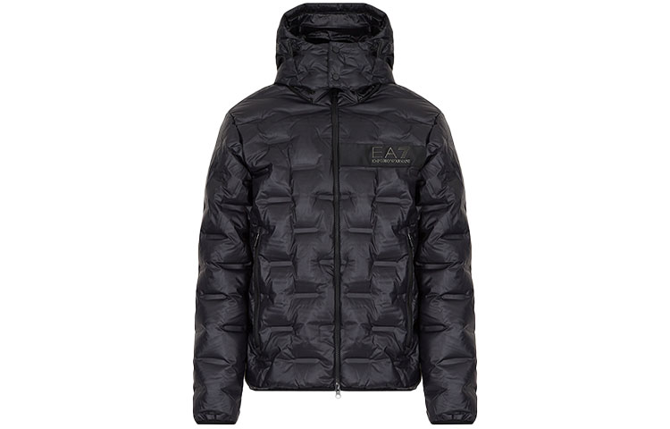 Emporio Armani Black Hooded Zipper Regular Fit Down Jacket. 6KPB64-PN8MZ-1200 圖 2