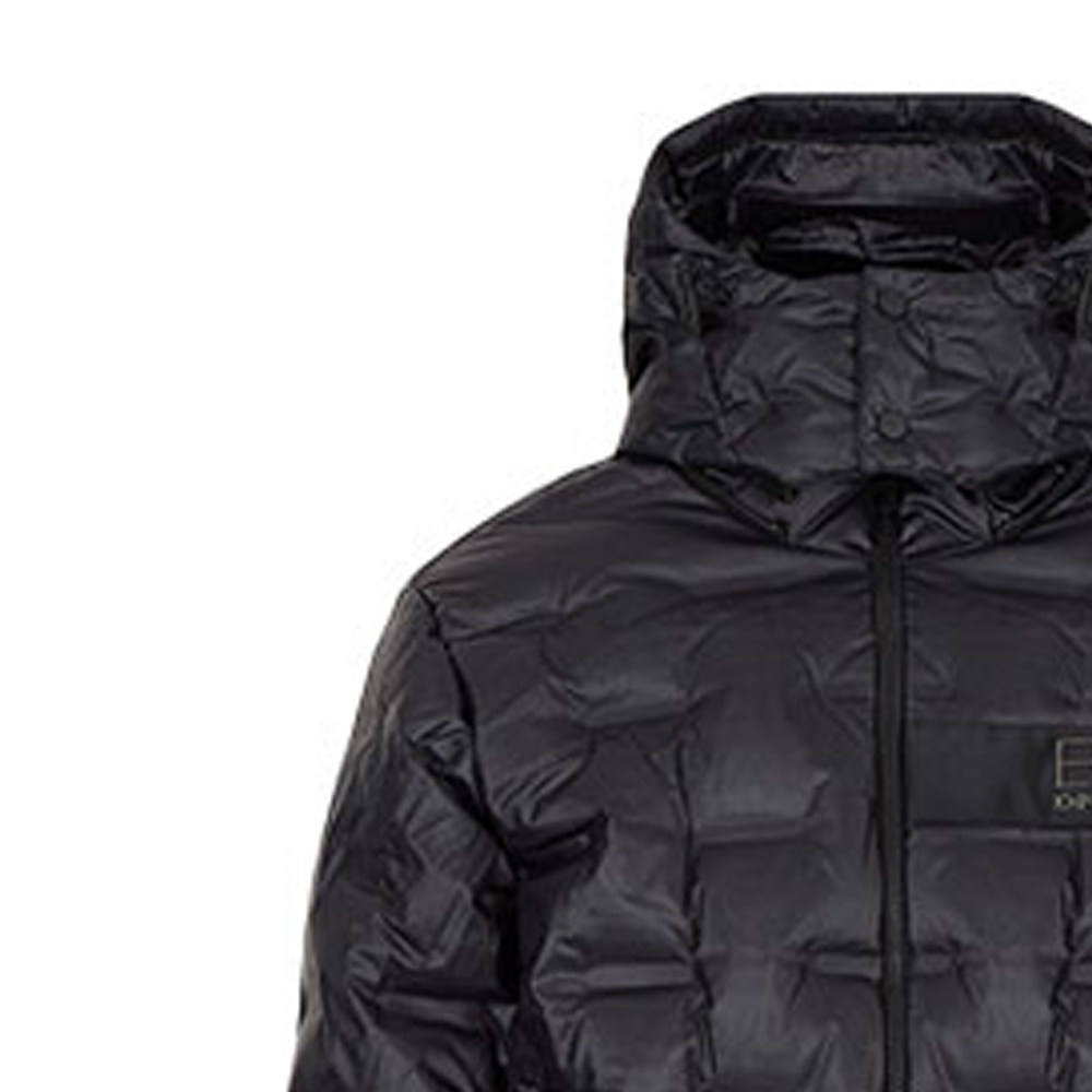 Emporio Armani Black Hooded Zipper Regular Fit Down Jacket. 6KPB64-PN8MZ-1200 圖 6