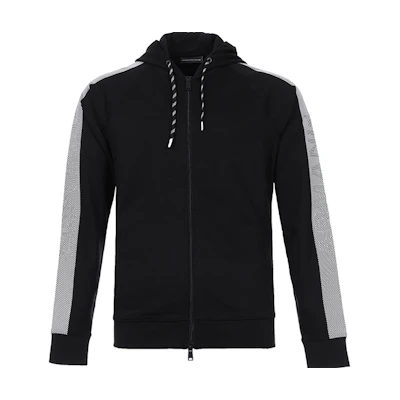 Emporio Armani Black Hoodie Jacket 3Z1M64-1JSQZ-0999