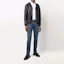 Lookbook エンポリオ アルマーニ ブラック フーディ ジャケット FW21 長袖 ミニマルロゴ付き。 01R54P-01P54-922