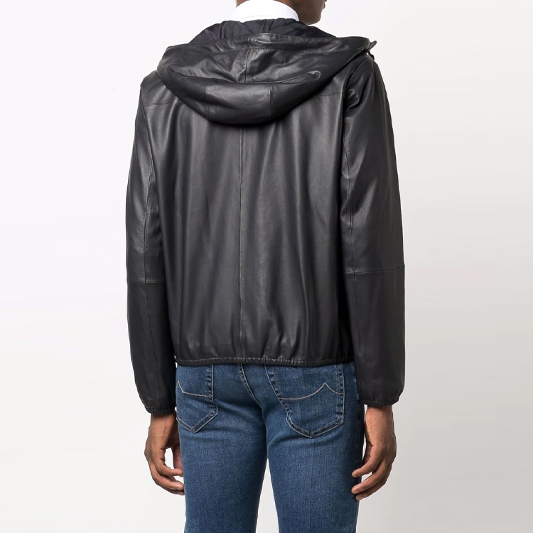 Emporio Armani Black Hoodie Jacket FW21 Long Sleeve with Minimal Logo. 01R54P-01P54-922 圖 5