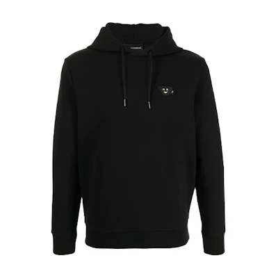 Emporio Armani Black Hoodie Long Sleeve Casual Sweatshirt 6K1MH4-1JHSZ-999