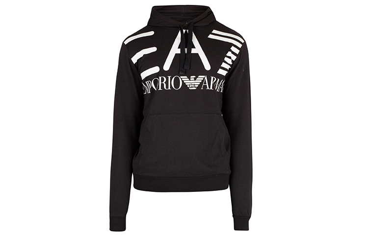Emporio Armani Black Hoodie Sweatshirt 3GPM16-PJ05Z-1200