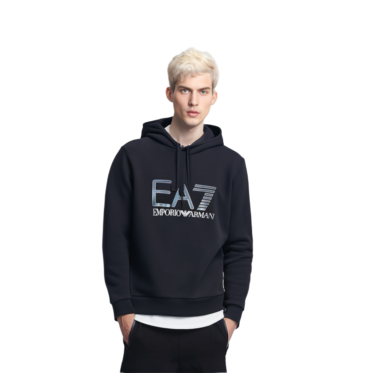 Emporio Armani Black Hoodie Sweatshirt 6ZPM44-PJ07Z-1200 圖 4