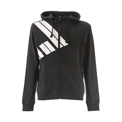 Emporio Armani Black Hoodie Sweatshirt Jacket Casual Wear 6XPM83-PJ28Z-1200
