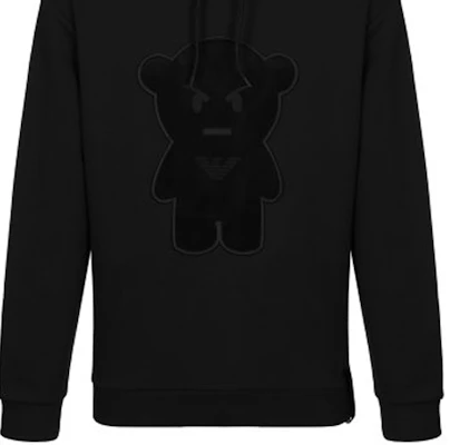 Emporio Armani Hoodie Hitam dengan Rekaan Tampalan Beruang 6G1MD8-1J36Z-0999 Details for Emporio Armani Hoodie Hitam dengan Rekaan Tampalan Beruang 6G1MD8-1J36Z-0999