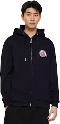 EMPORIO ARMANI 黑色連帽衫 龍印圖案 羊羔絨內裡 6K1B8P-1JM3Z-0011 Purchase EMPORIO ARMANI 黑色連帽衫 龍印圖案 羊羔絨內裡 6K1B8P-1JM3Z-0011