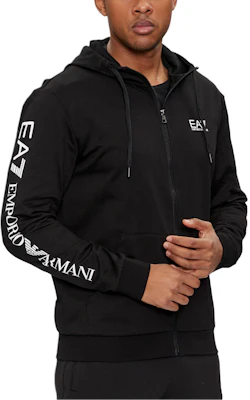 Emporio Armani Hoodie Hitam dengan Cetakan Huruf dan Zip 8NPM13-PJ05Z-1200 Buy Emporio Armani Hoodie Hitam dengan Cetakan Huruf dan Zip 8NPM13-PJ05Z-1200