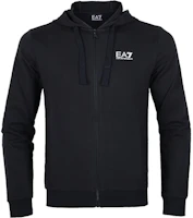 Emporio Armani Black Hoodie Zip-Up Jacket Sweatshirt 8NPM03-PJ05Z-12000 Emporio Armani Black Hoodie Zip-Up Jacket Sweatshirt 8NPM03-PJ05Z-12000