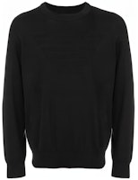 Emporio Armani Black Knit Pullover Sweater 3Z1MY2-1MRPZ-0999 Emporio Armani Black Knit Pullover Sweater 3Z1MY2-1MRPZ-0999