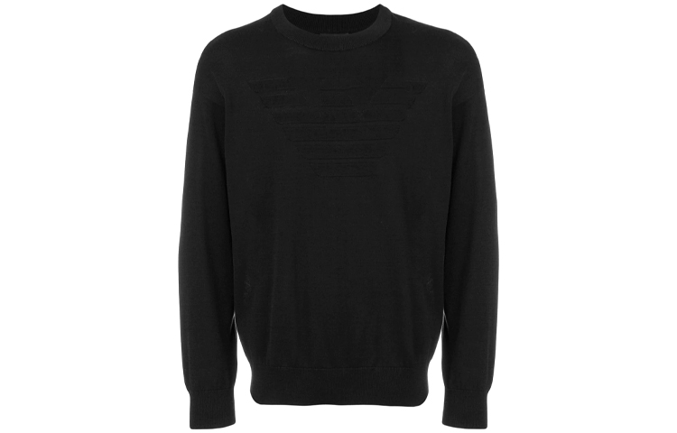 Order Emporio Armani 黑色針織套頭毛衣 3Z1MY2-1MRPZ-0999