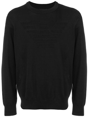 Emporio Armani 黑色針織套頭毛衣 3Z1MY2-1MRPZ-0999 Order Emporio Armani 黑色針織套頭毛衣 3Z1MY2-1MRPZ-0999