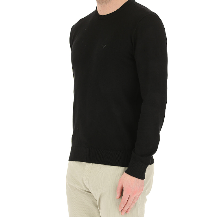 Emporio Armani Black Knit Pullover Sweater 8N1MA1-1MPQZ-0999 圖 6