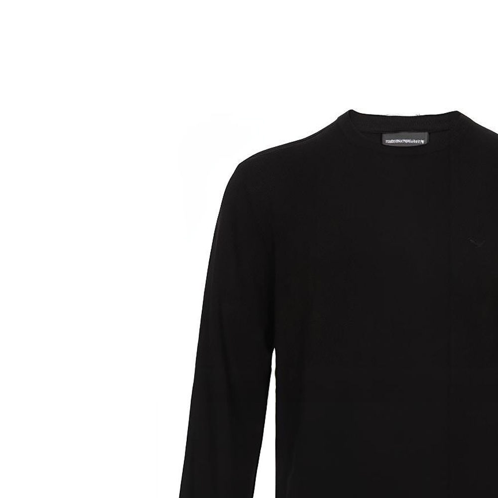 Emporio Armani Black Knit Pullover Sweater 8N1MA1-1MPQZ-0999 圖 7
